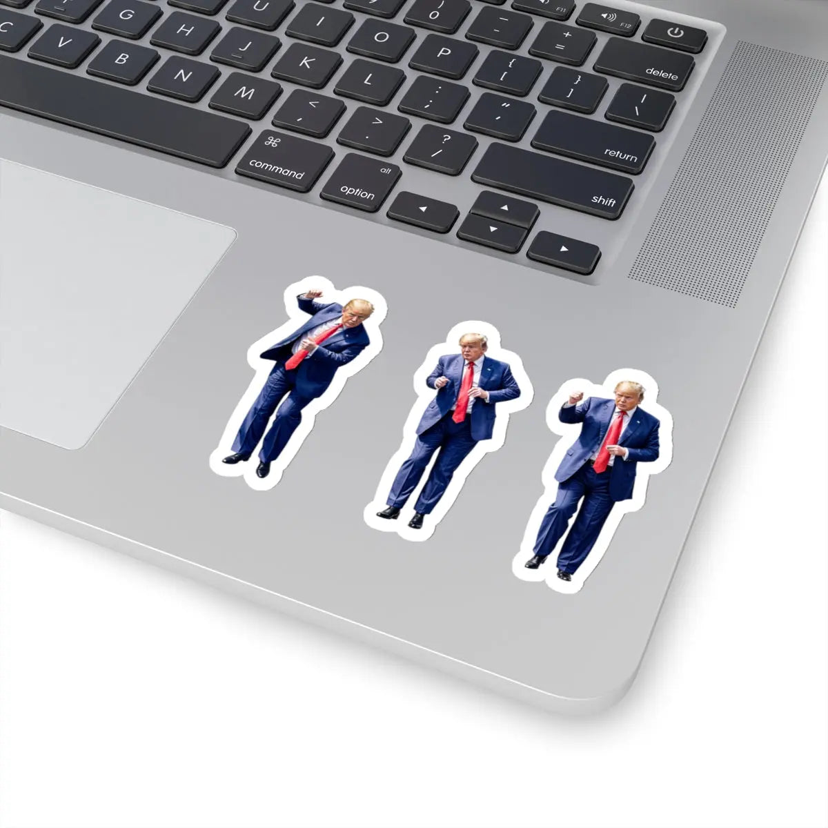 10pc Trump YMCA Dance Kiss-Cut Sticker - Funny Political Bumper Decal, Trump YMCA Dance Sticker, Trump Bumper Sticker, Gas Pump Sticker - Galvaleos