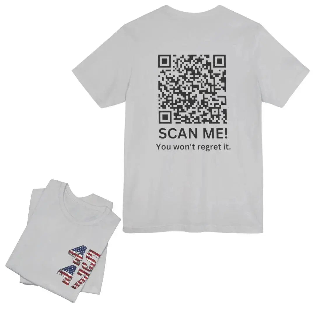 Trump YMCA Dance QR Code Unisex Tshirt - Galvaleos
