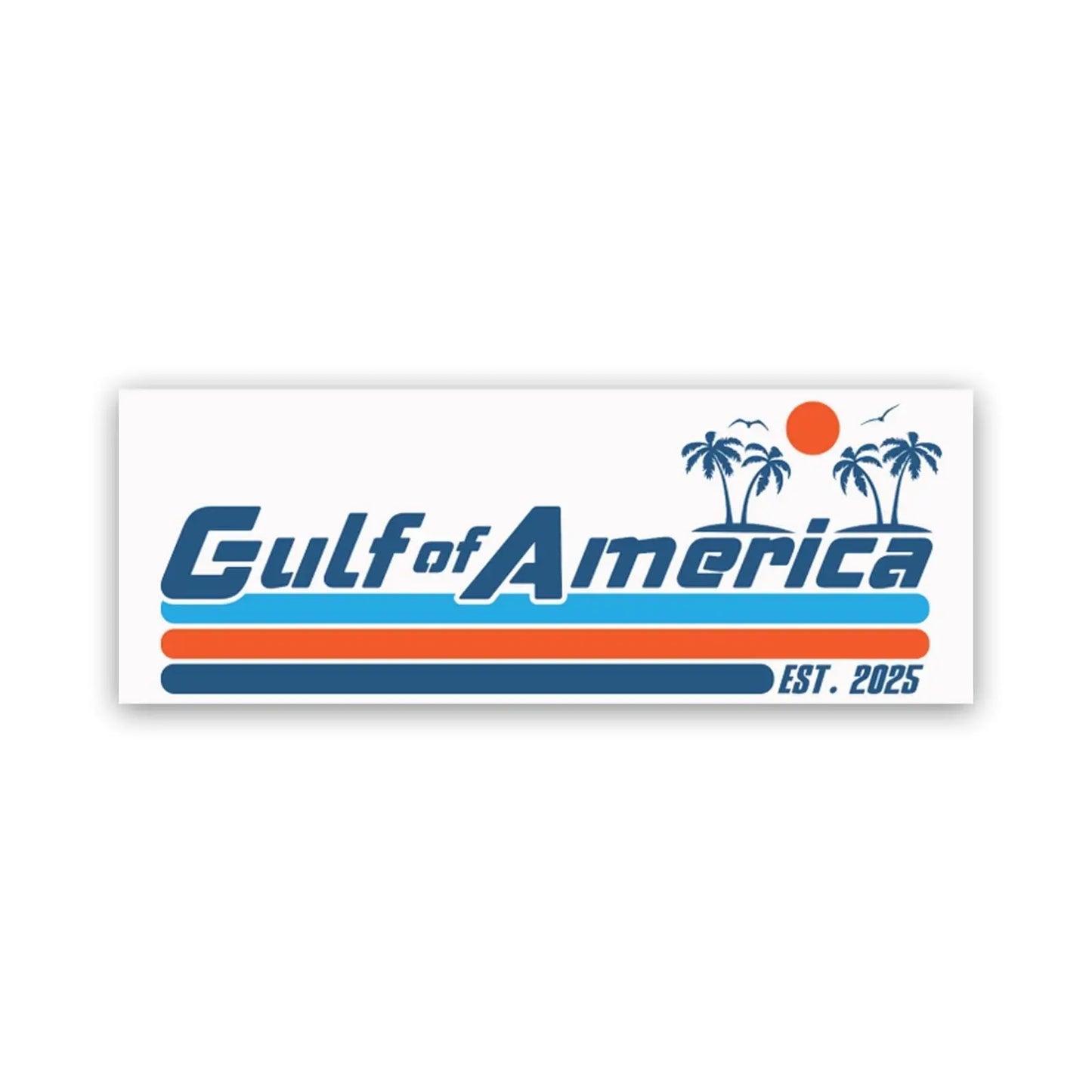 Gulf of America Vinyl Bumper Stickers, 3pc - Galvaleos