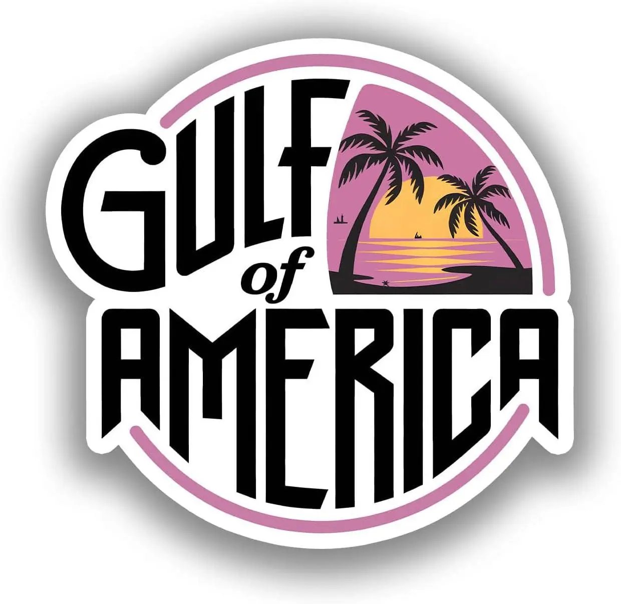 Gulf of America Vinyl Bumper Stickers, 3pc - Galvaleos