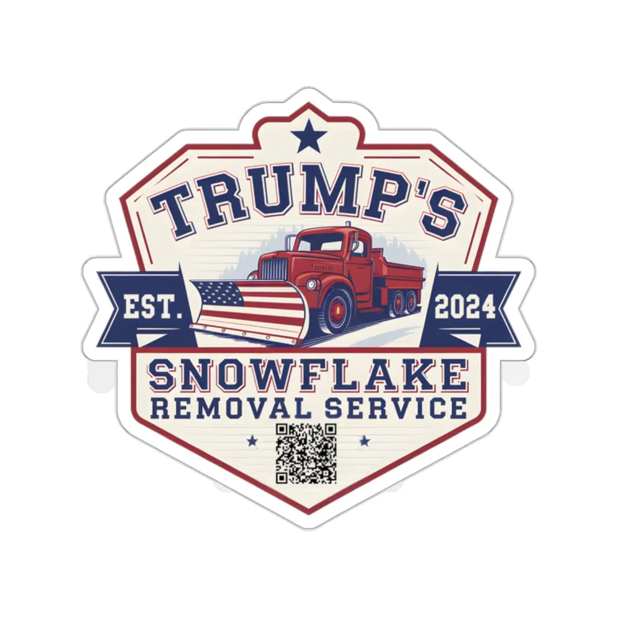 10 Trump Snowflake Removal QR Code, Trump YMCA Dance, Gas Pump, Bumper Stickers - Galvaleos