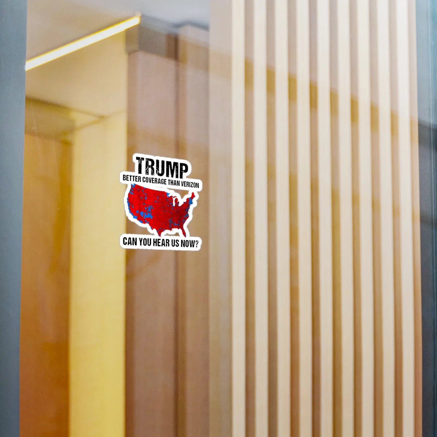 3pc Trump Won, Landslide, President Trump Stickers, Can you hear us now, Window Decal, Trump Bumper Sticker - Galvaleos