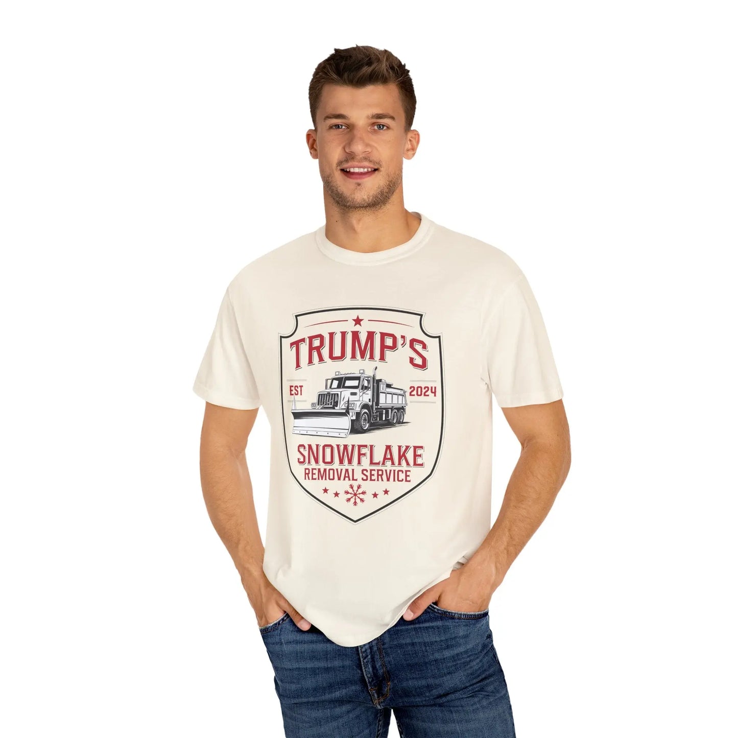 Trumps Snowflake Removal Service, Comfort Colors Garment-Dyed T-shirt - Galvaleos