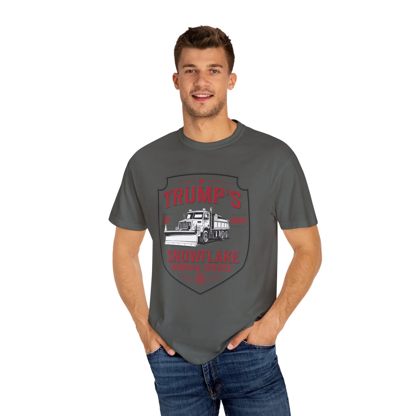 Trumps Snowflake Removal Service, Comfort Colors Garment-Dyed T-shirt - Galvaleos