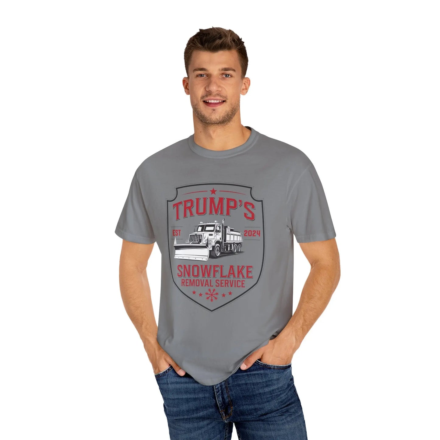 Trumps Snowflake Removal Service, Comfort Colors Garment-Dyed T-shirt - Galvaleos