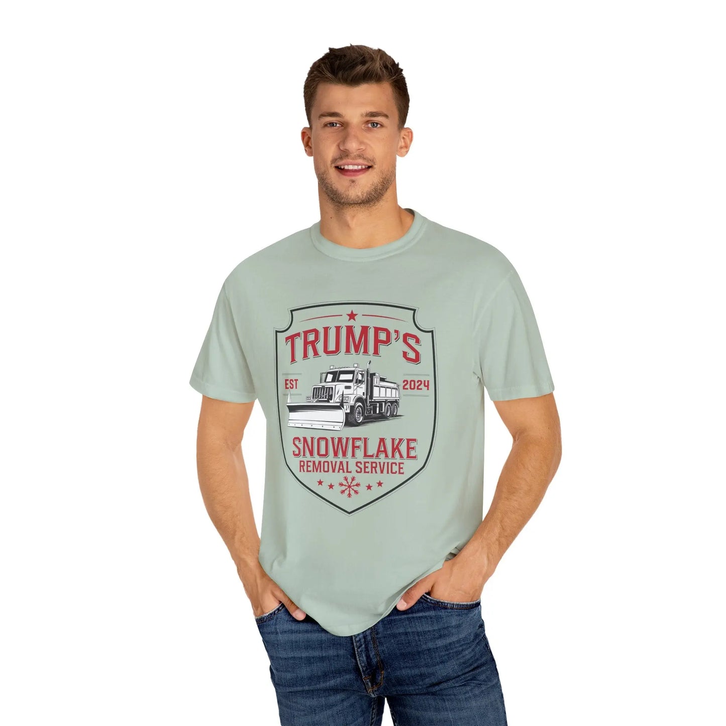 Trumps Snowflake Removal Service, Comfort Colors Garment-Dyed T-shirt - Galvaleos