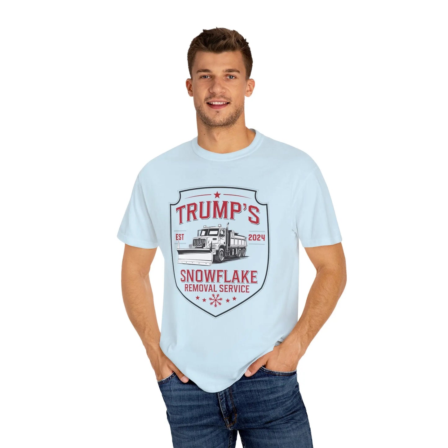 Trumps Snowflake Removal Service, Comfort Colors Garment-Dyed T-shirt - Galvaleos
