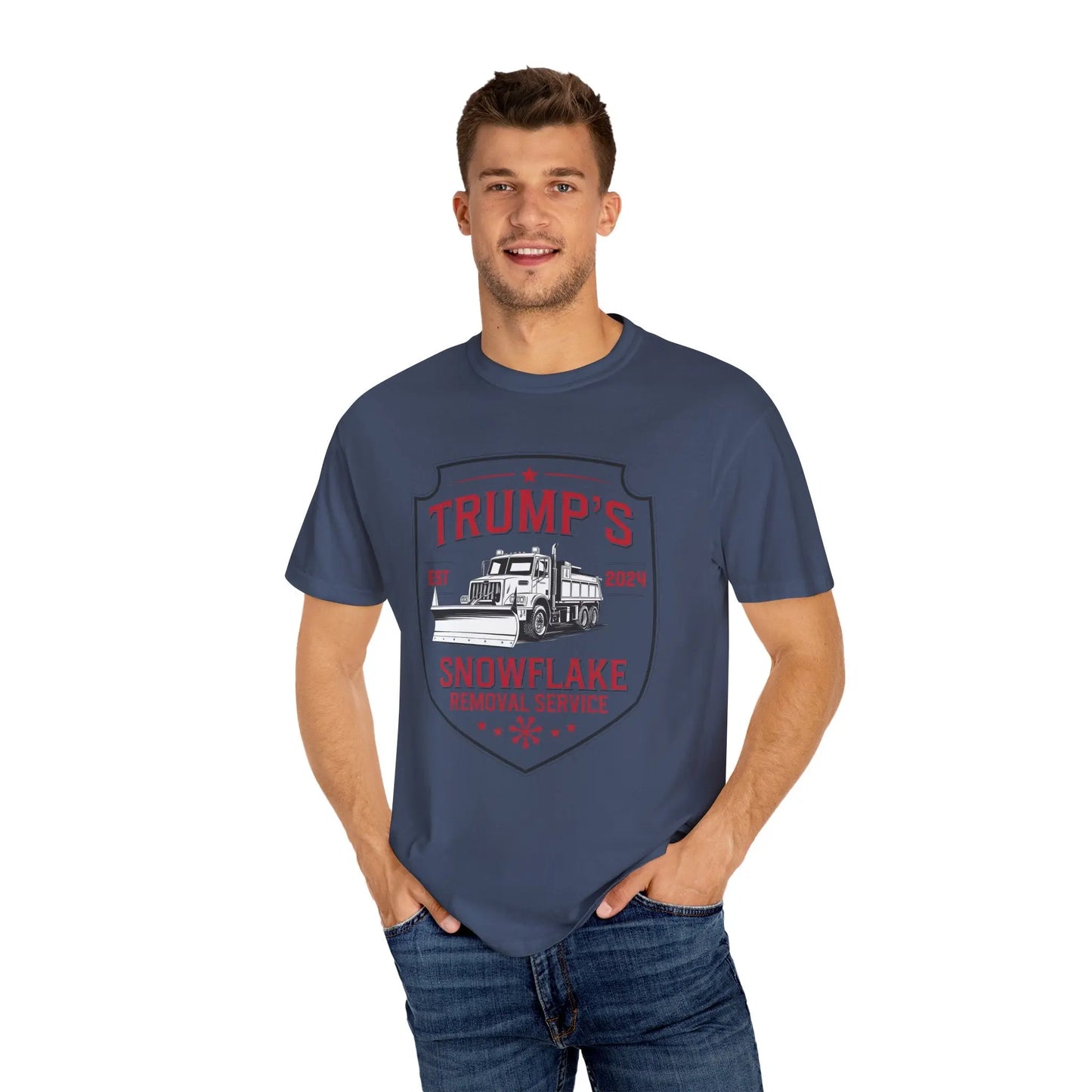 Trumps Snowflake Removal Service, Comfort Colors Garment-Dyed T-shirt - Galvaleos