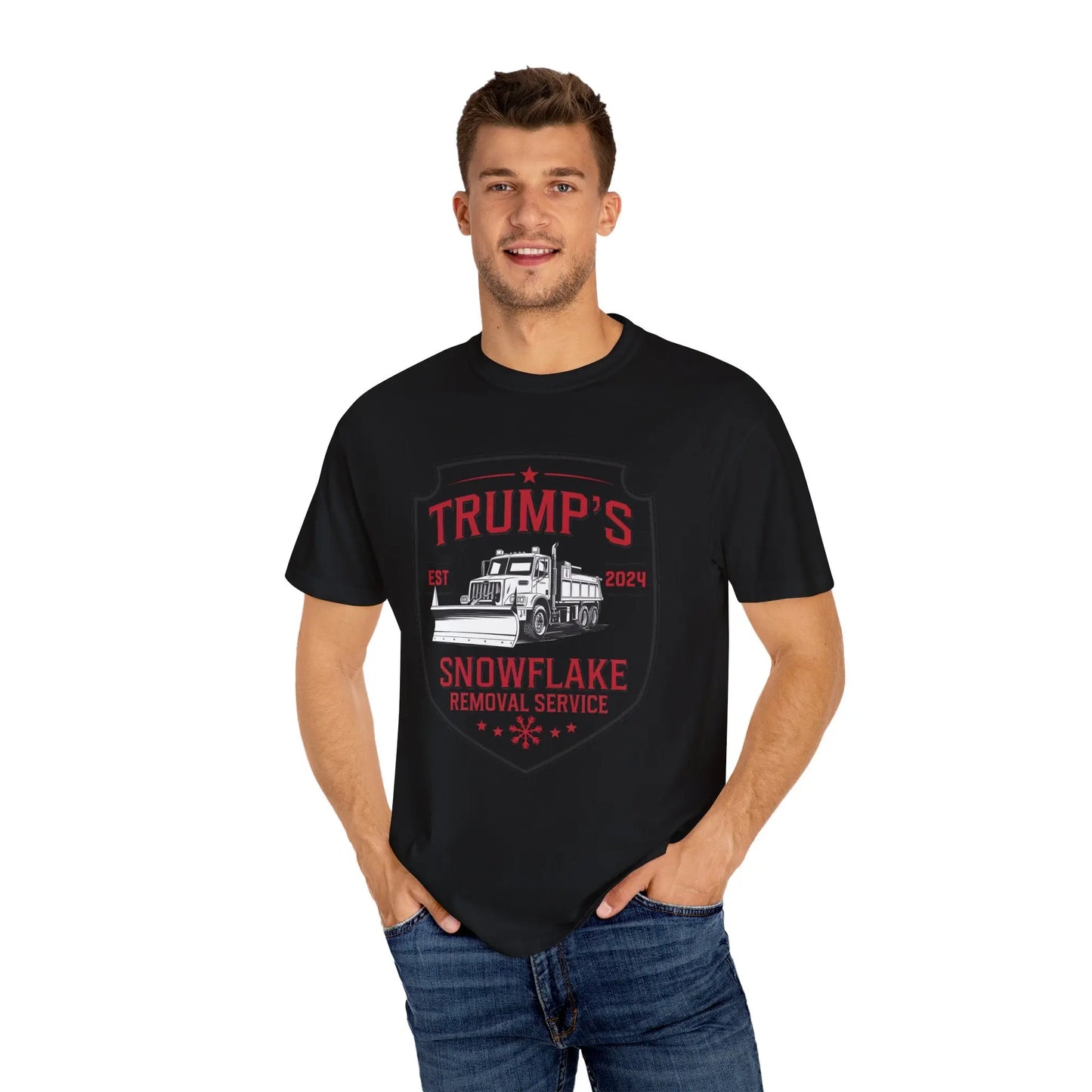 Trumps Snowflake Removal Service, Comfort Colors Garment-Dyed T-shirt - Galvaleos