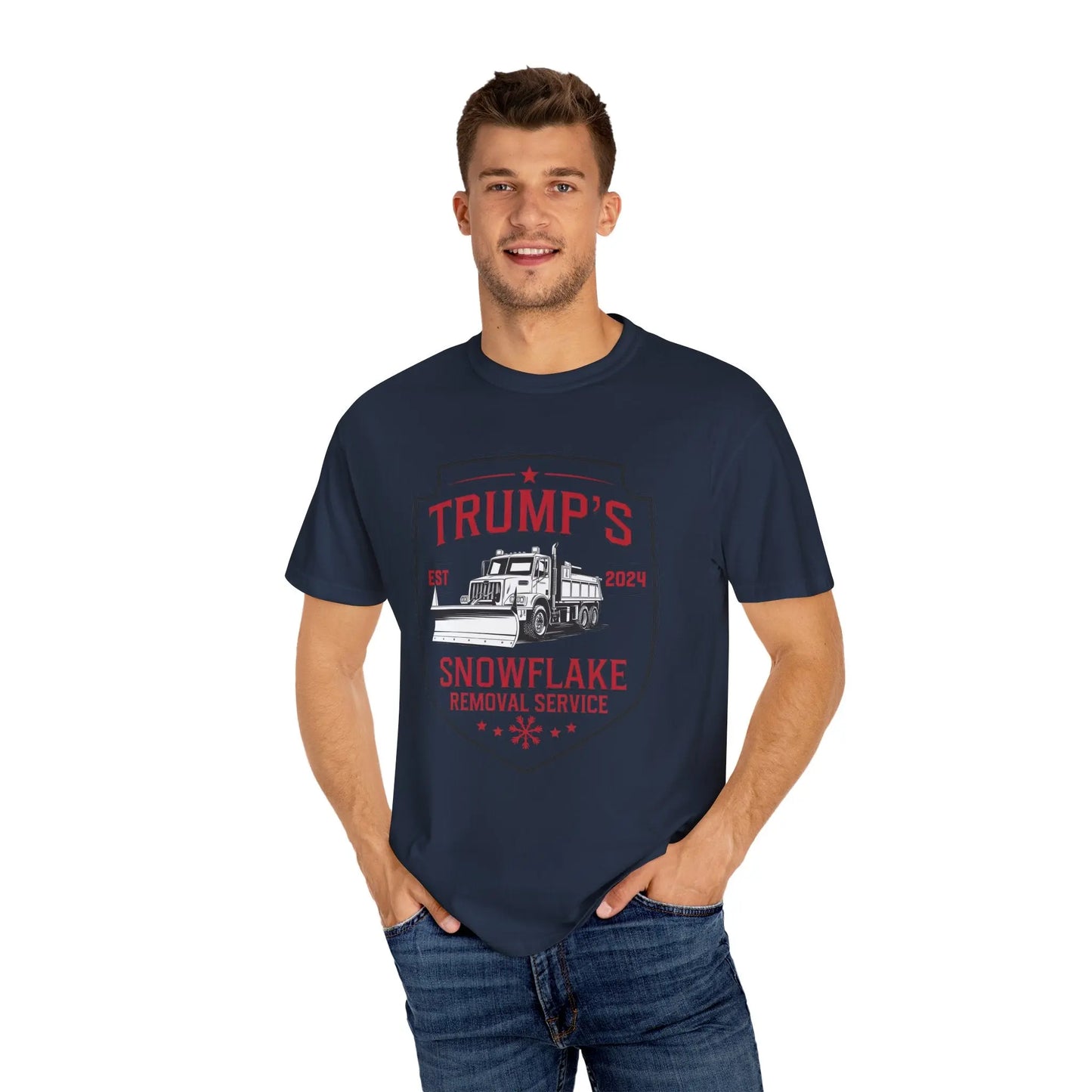 Trumps Snowflake Removal Service, Comfort Colors Garment-Dyed T-shirt - Galvaleos