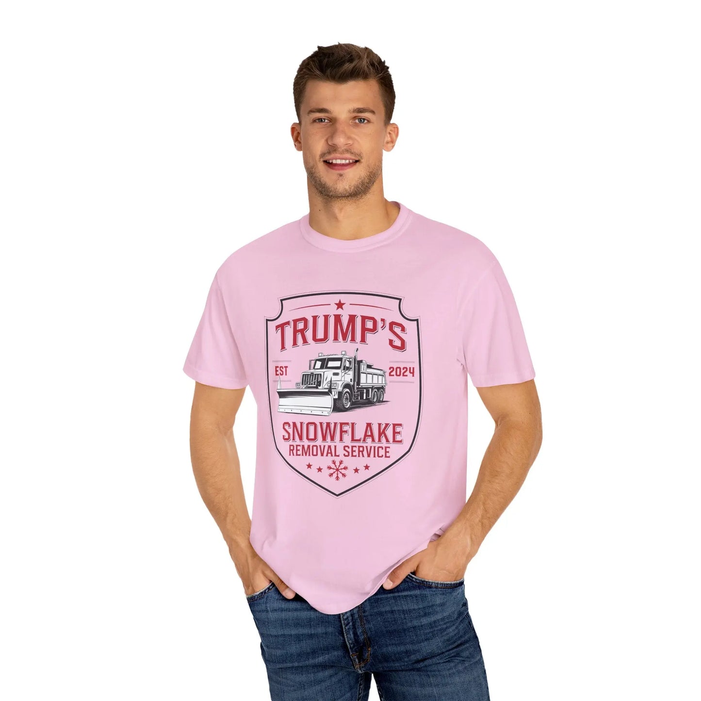 Trumps Snowflake Removal Service, Comfort Colors Garment-Dyed T-shirt - Galvaleos