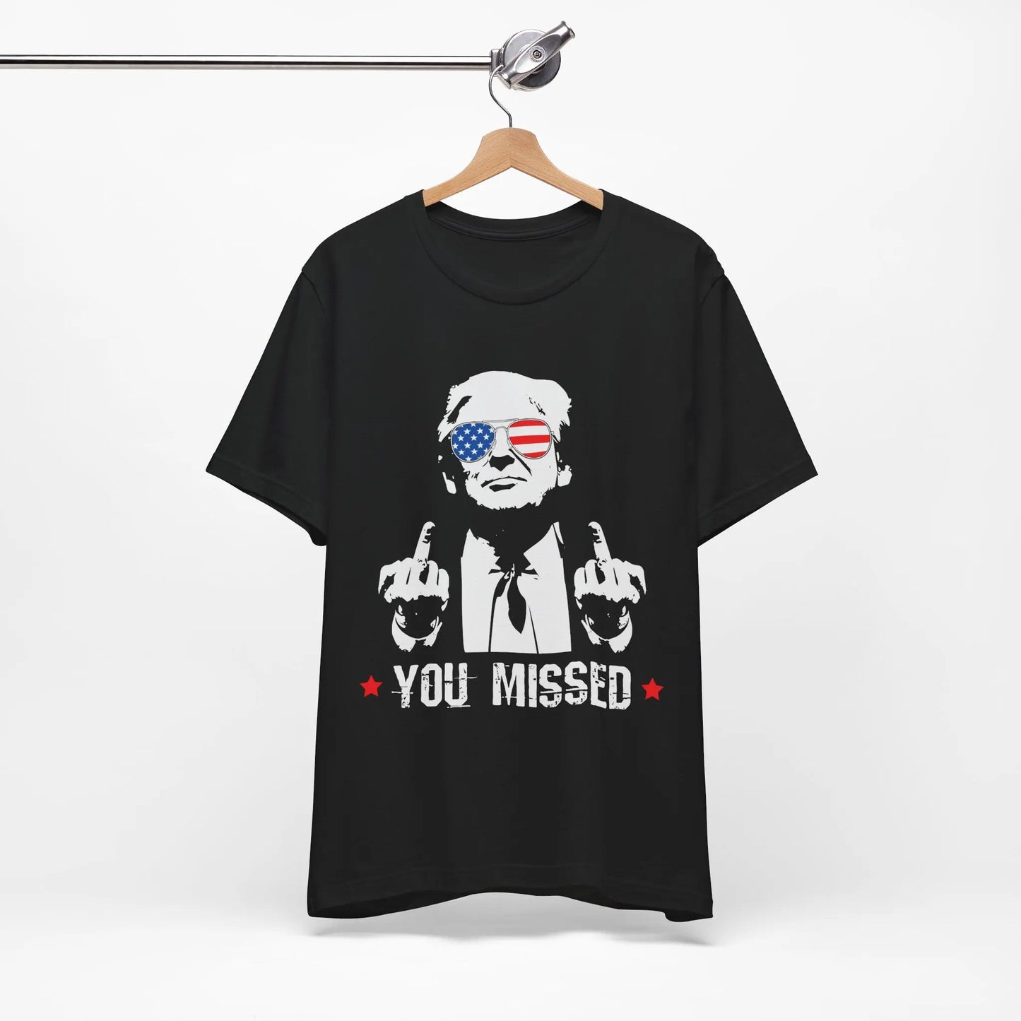 Trump MAGA You Missed, Bella and Canvas Tshirt - Galvaleos