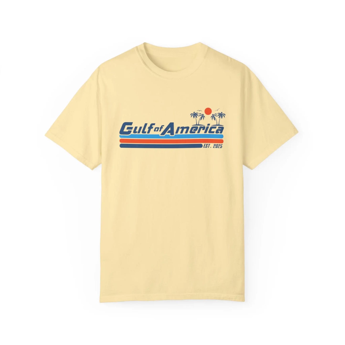 Gulf of America, Retro Beach Vibe Unisex T-Shirt, Comfort Colors, Casual Summer Tee - Galvaleos