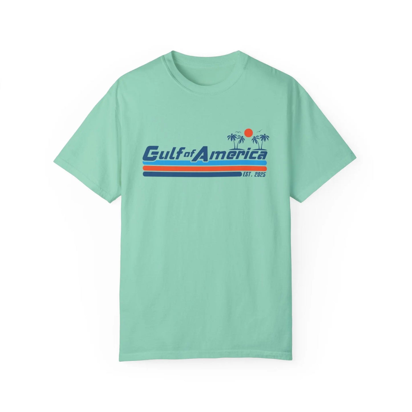 Gulf of America, Retro Beach Vibe Unisex T-Shirt, Comfort Colors, Casual Summer Tee - Galvaleos