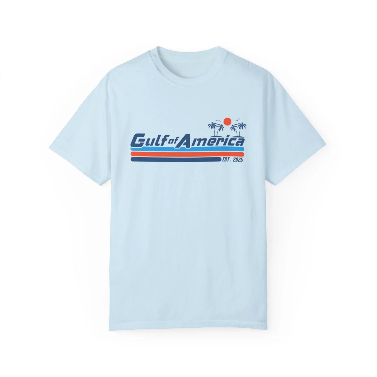 Gulf of America, Retro Beach Vibe Unisex T-Shirt, Comfort Colors, Casual Summer Tee - Galvaleos
