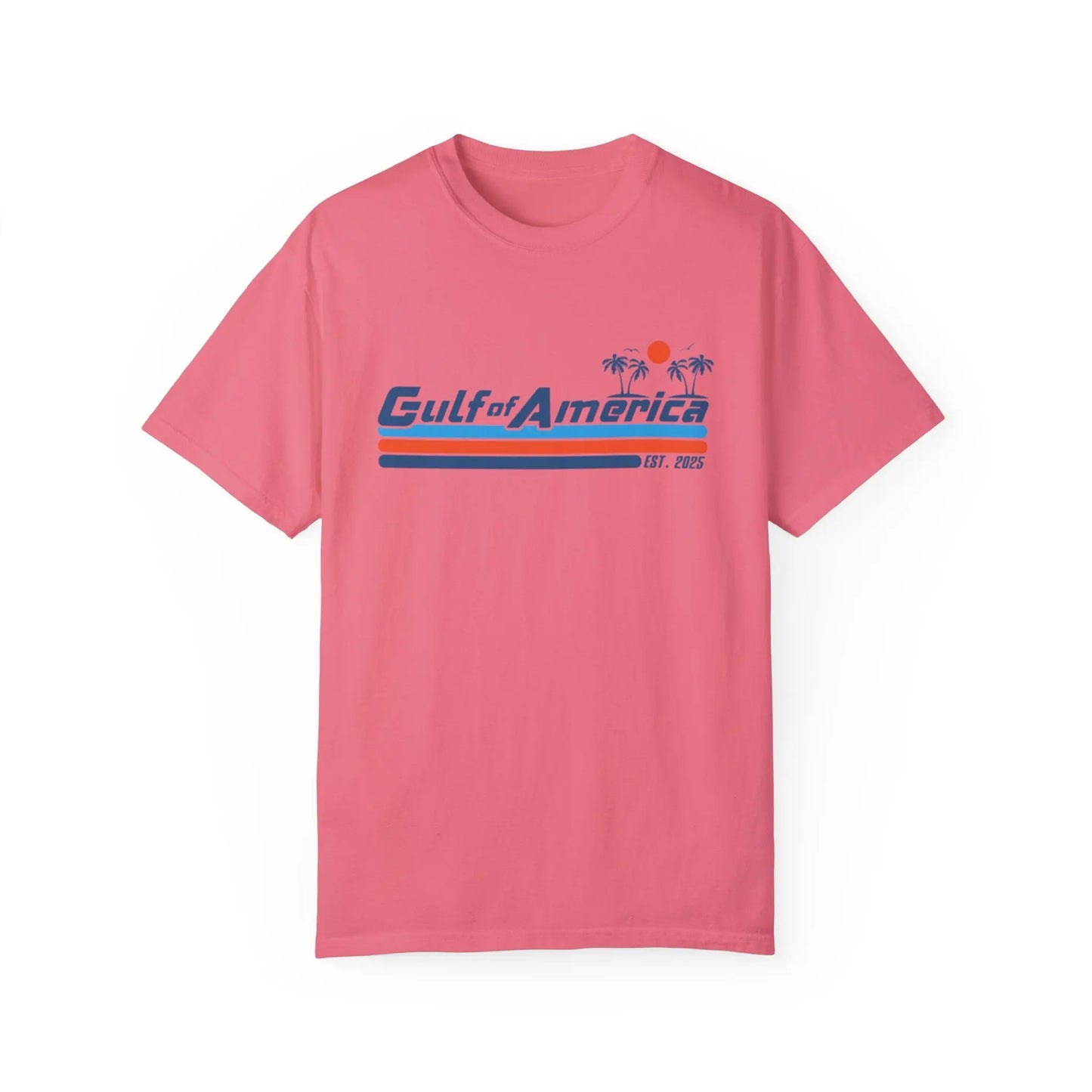 Gulf of America, Retro Beach Vibe Unisex T-Shirt, Comfort Colors, Casual Summer Tee - Galvaleos