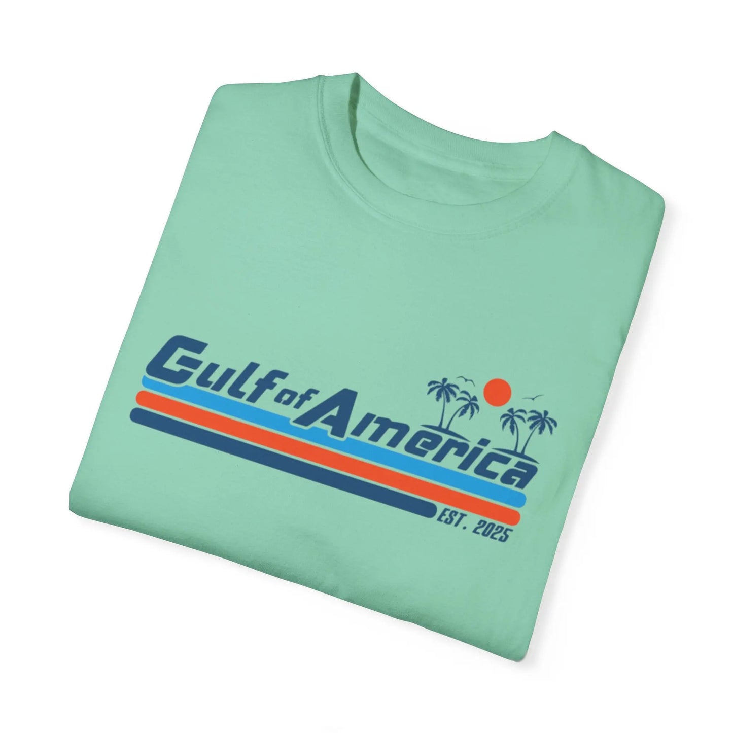 Gulf of America, Retro Beach Vibe Unisex T-Shirt, Comfort Colors, Casual Summer Tee - Galvaleos