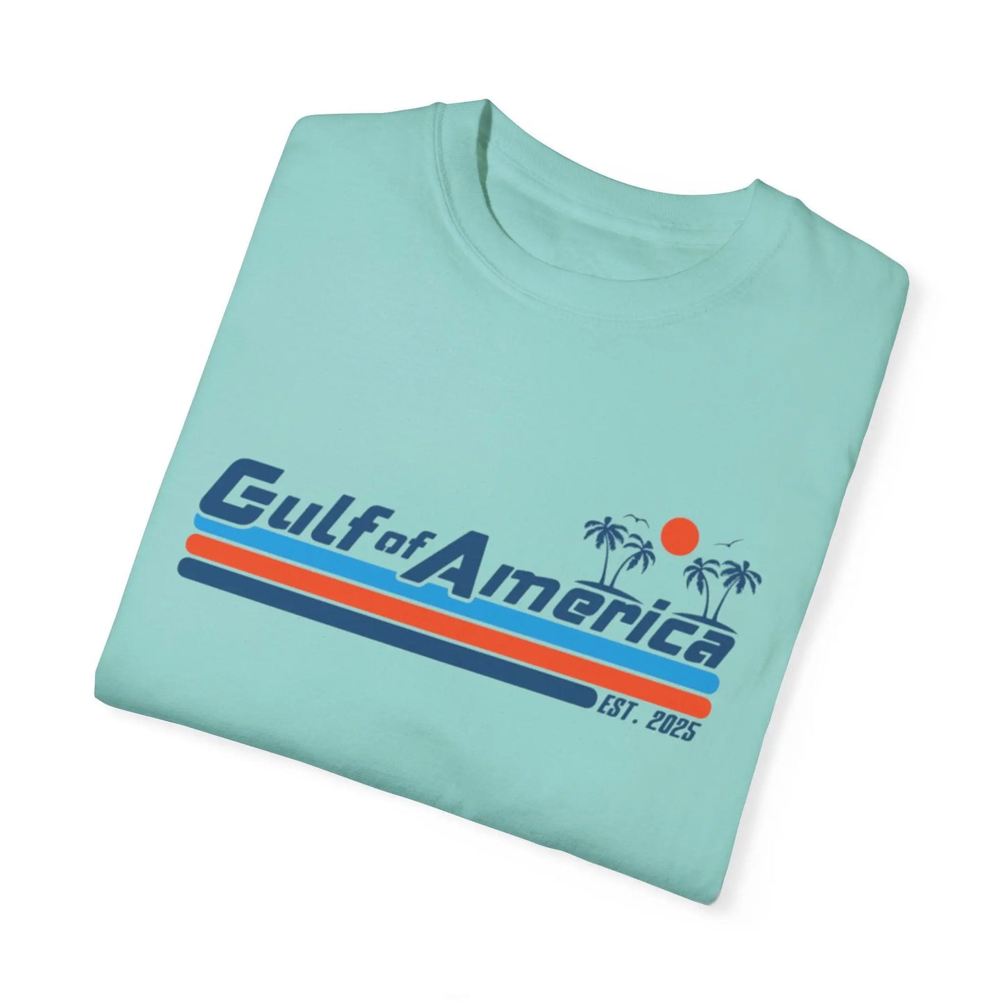 Gulf of America, Retro Beach Vibe Unisex T-Shirt, Comfort Colors, Casual Summer Tee - Galvaleos