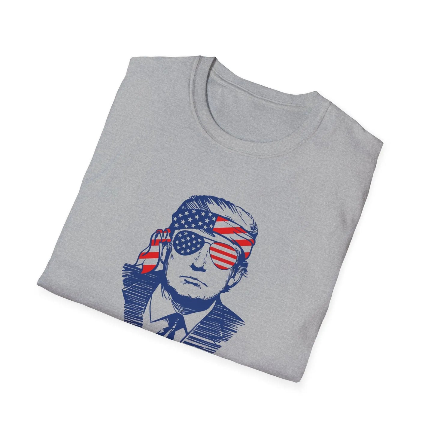 Trump 'Merica SoftStyle T-Shirt - Galvaleos