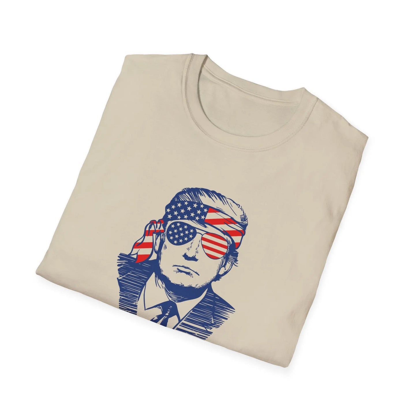 Trump 'Merica SoftStyle T-Shirt - Galvaleos