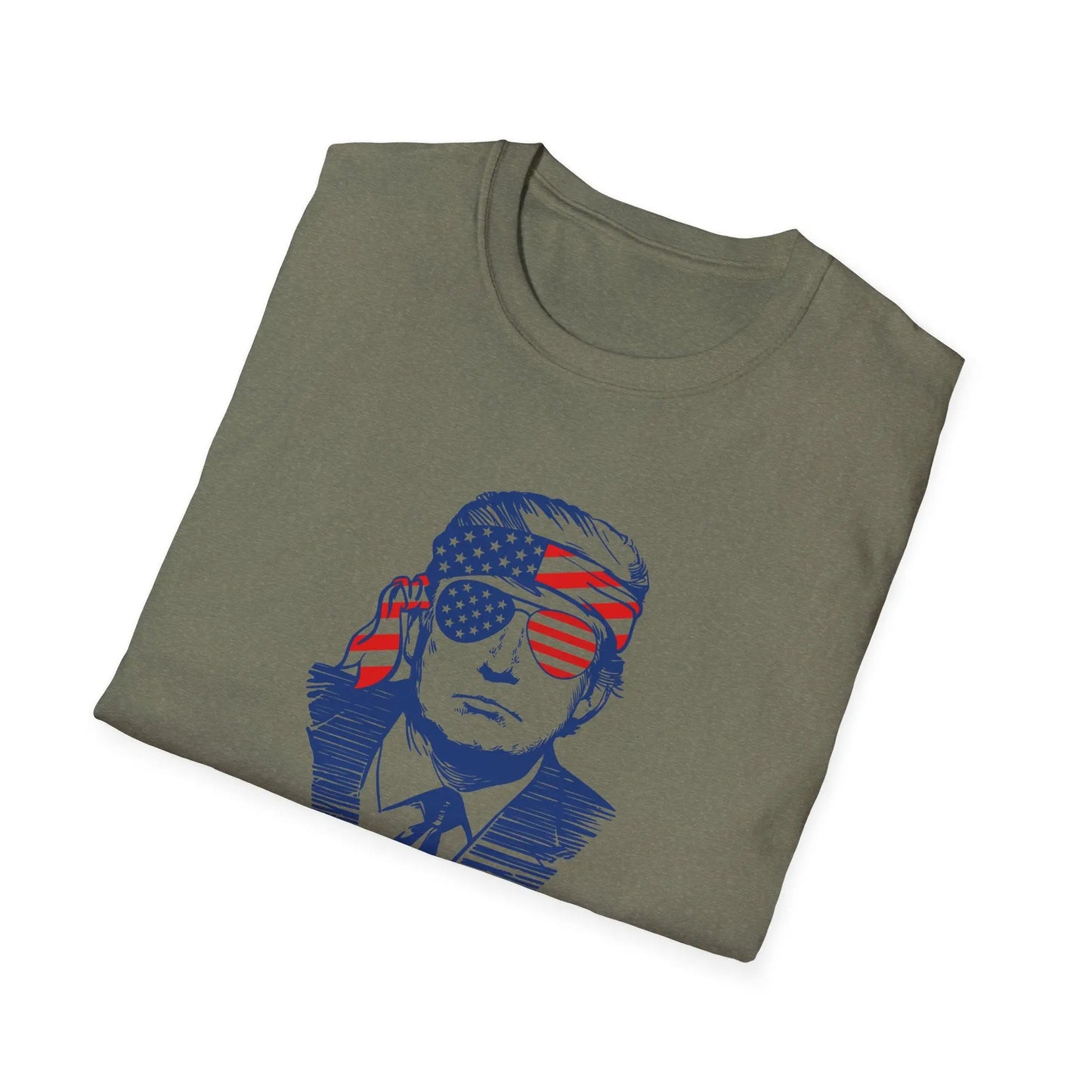 Trump 'Merica SoftStyle T-Shirt - Galvaleos