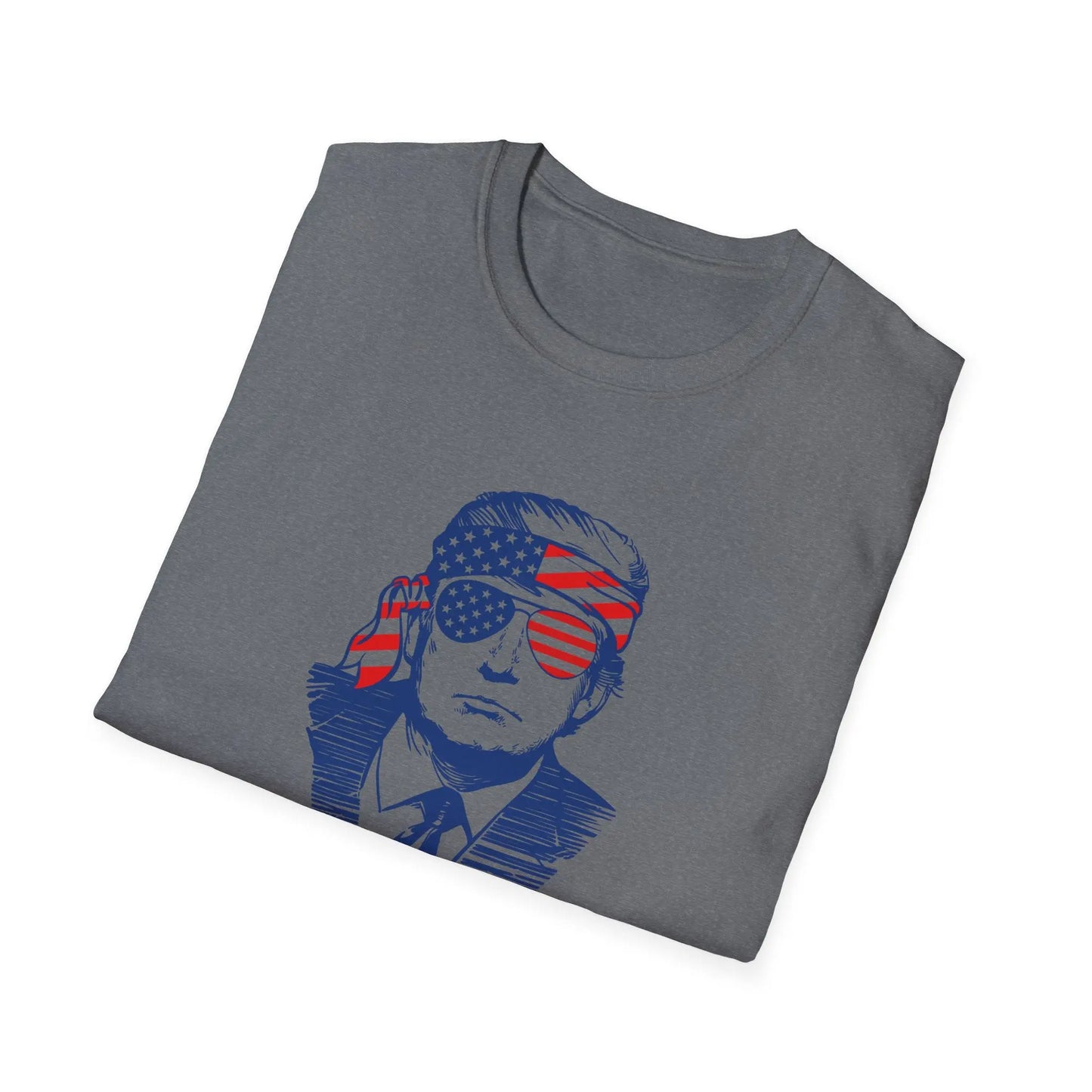 Trump 'Merica SoftStyle T-Shirt - Galvaleos