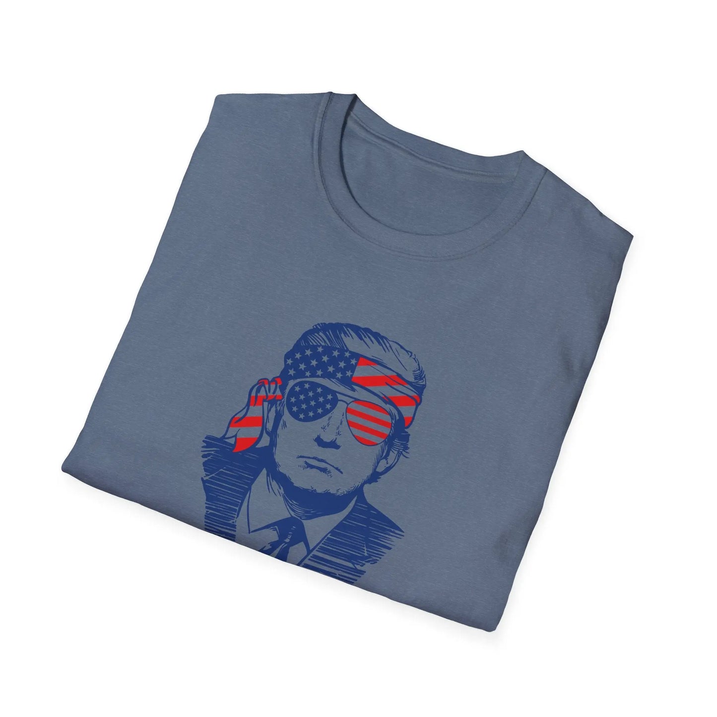 Trump 'Merica SoftStyle T-Shirt - Galvaleos
