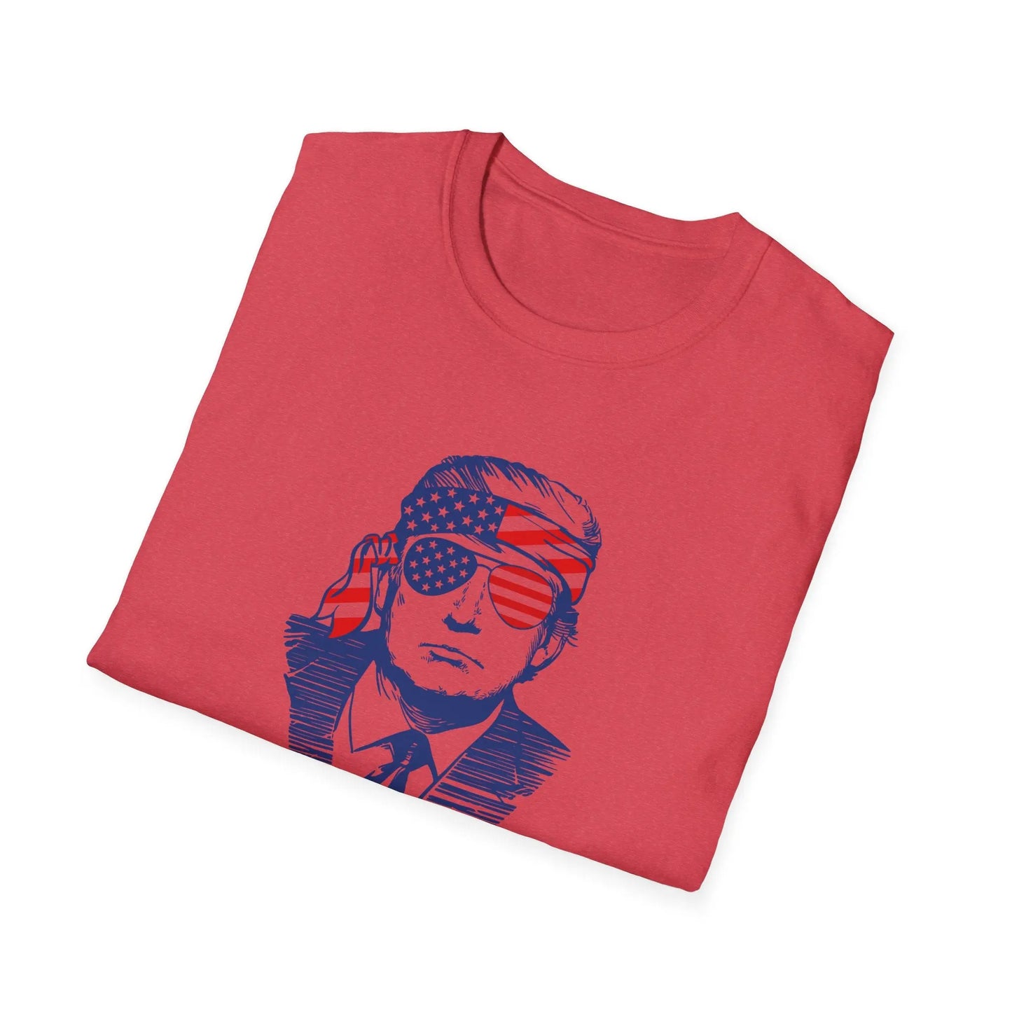 Trump 'Merica SoftStyle T-Shirt - Galvaleos