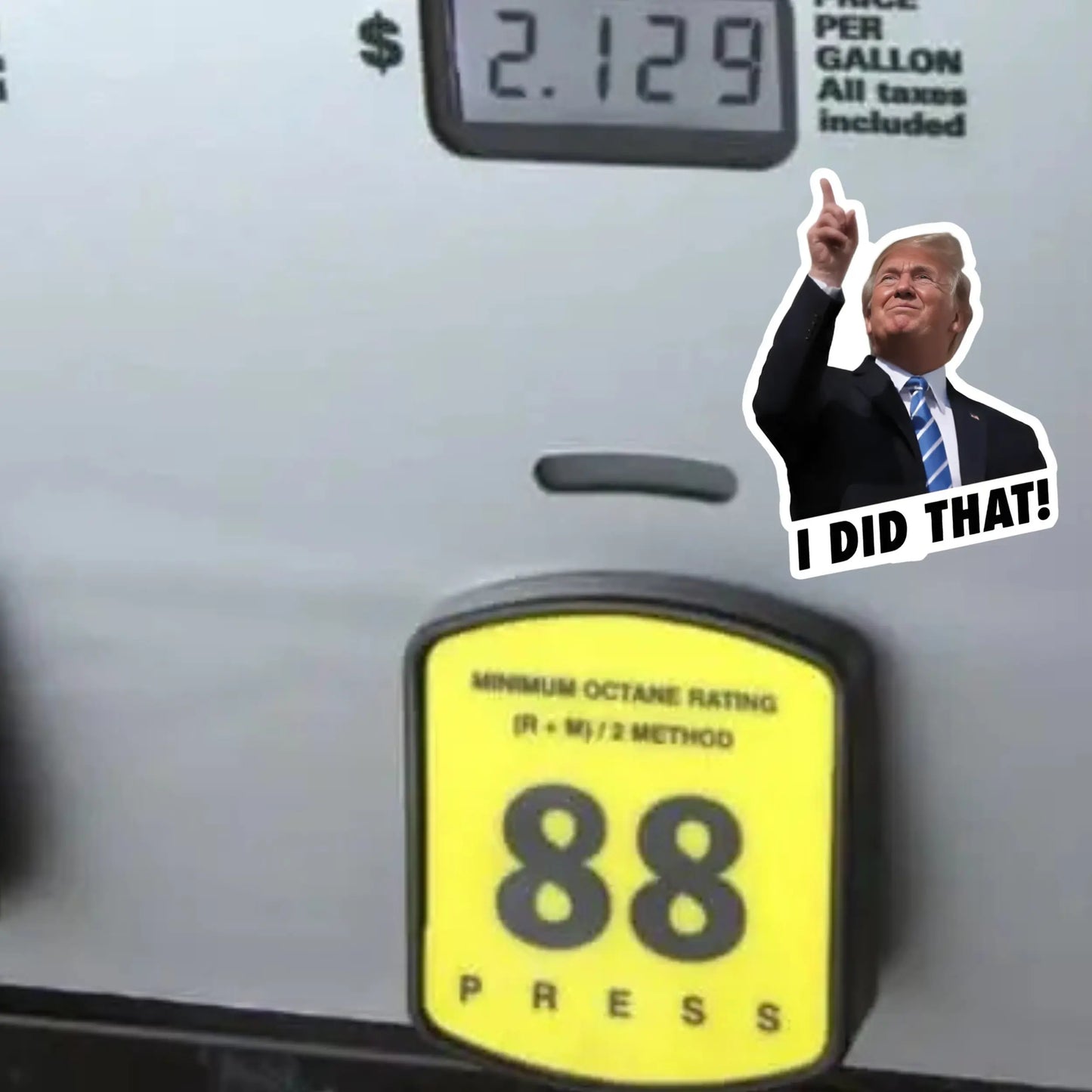 100pc Trump I Did That Gas Pump Stickers - Galvaleos