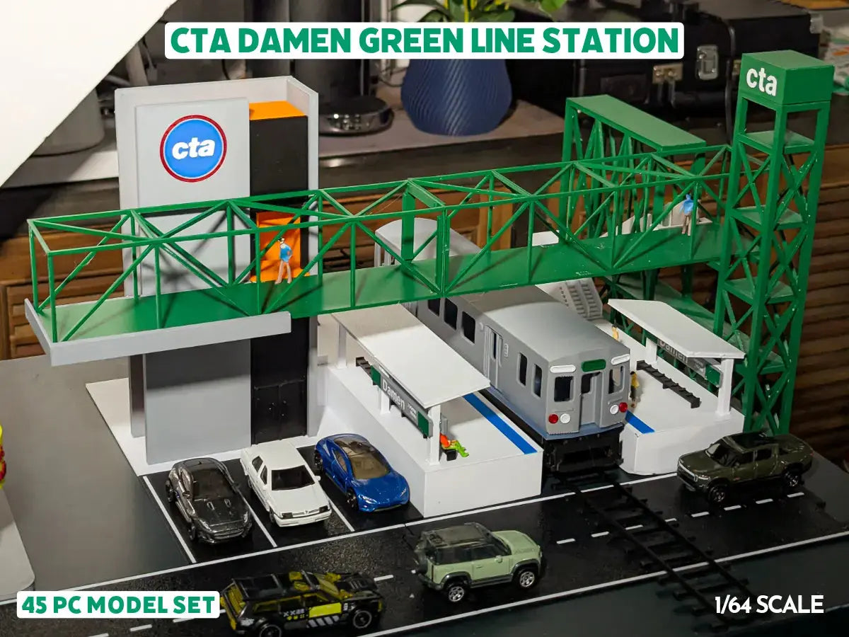 Diorama Building Kits for Hot Wheels & Diecast Cars | Model Display Set Galvaleos