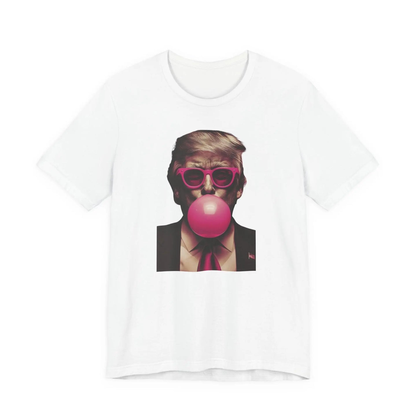 Trump Pink Bubble Gum Tshirt Printify
