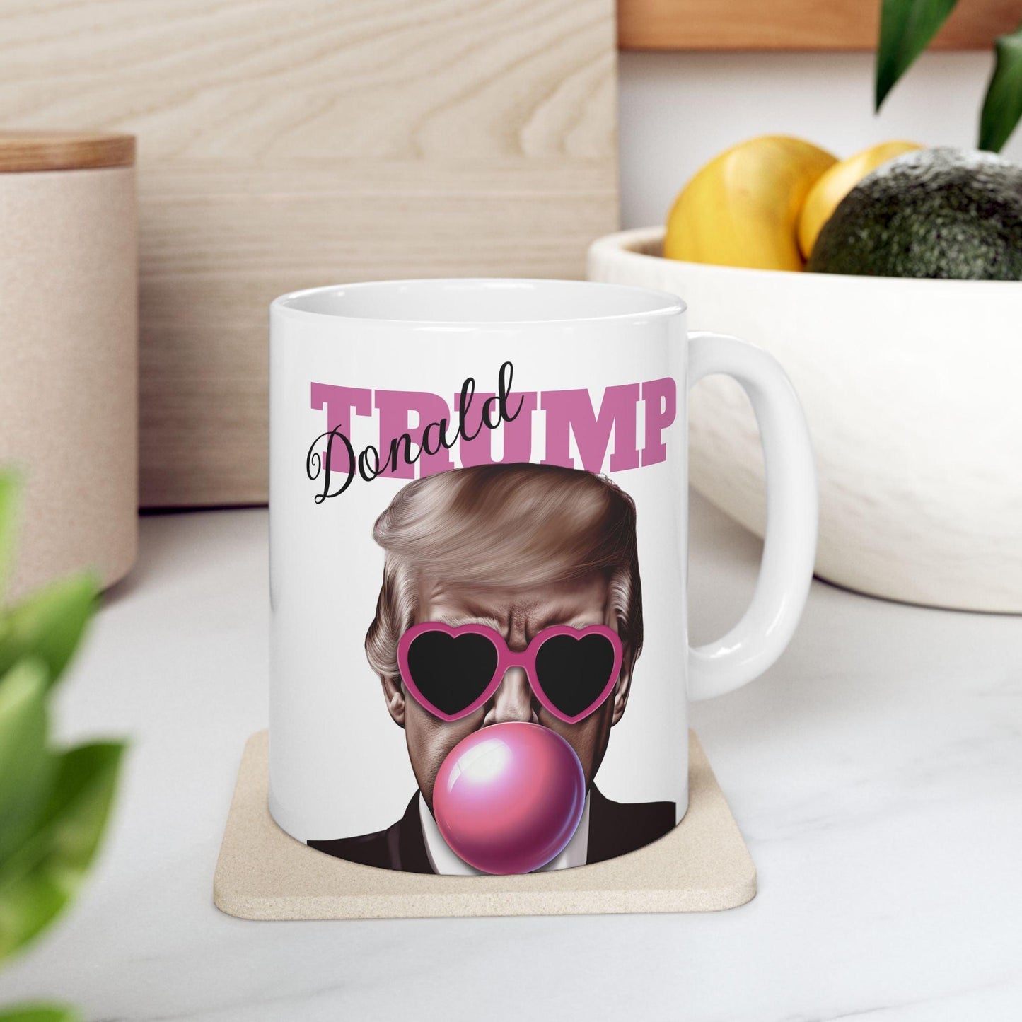 Funny Trump Mug, Trump Daddy Ceramic Mug, Christmas Gift for Trump Fans, Trump Bubble Gum, 11oz 15oz Mug, Political Gift, Unique Mug - Galvaleos Galvaleos Galvaleos 11oz Printify Mug Funny Trump Mug, Trump Daddy Ceramic Mug, Christmas Gift for Trump Fans, Trump Bubble Gum, 11oz 15oz Mug, Political Gift, Unique Mug