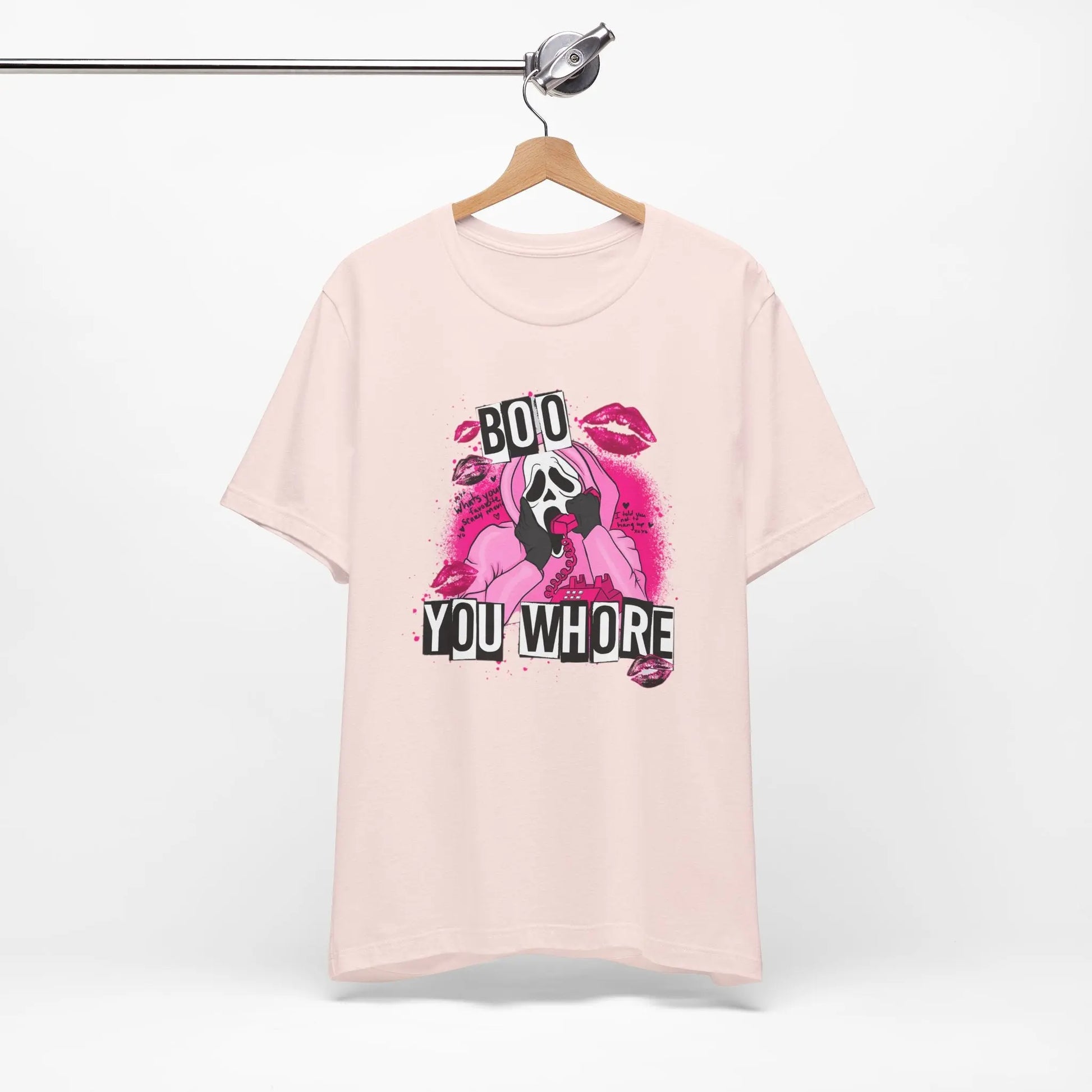 Funny Halloween Unisex Tee, Boo You Whore Shirt, Halloween Costume Top, Halloween Party Tee, Halloween Graphic Tee Printify