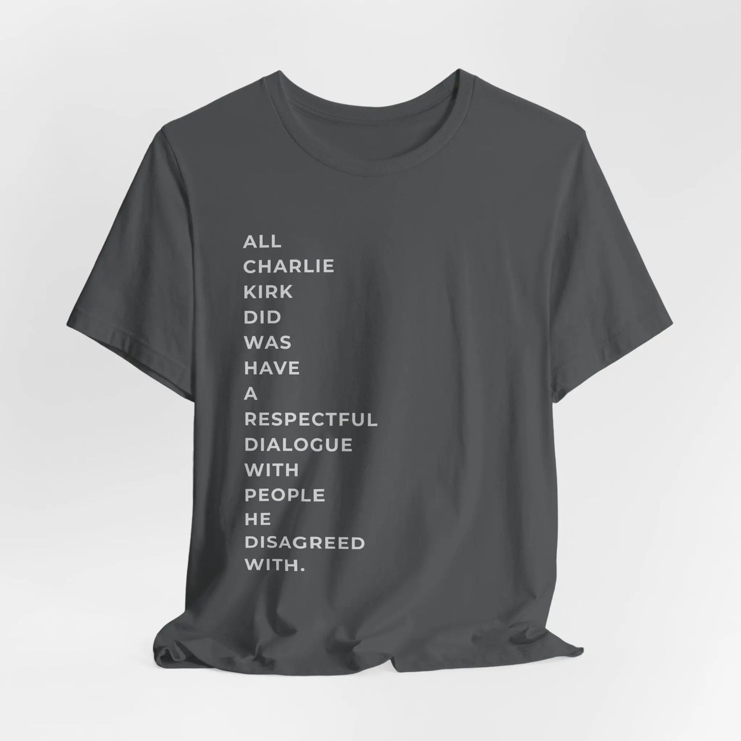 American Patriot Charlie Kirk Shirt, Unisex Tee for Rip Charlie Kirk Supporters, Political Activist Gift, Red White Blue Tee, Conservative - Galvaleos