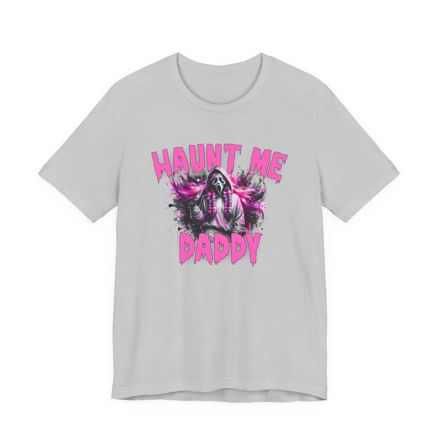 Funny Halloween Unisex Tee, Haunt Me Daddy Shirt, Fall Vibes, Halloween Costume, Spooky Graphic Shirt, Halloween Outfit Printify