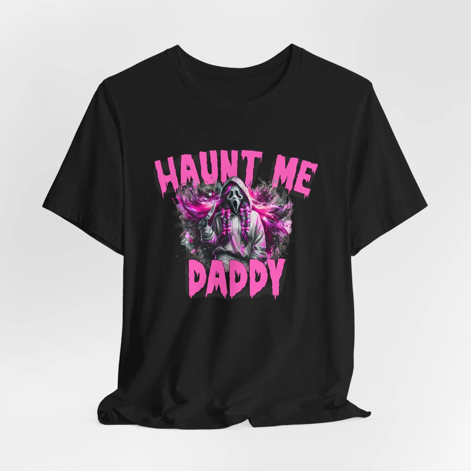 Funny Halloween Unisex Tee, Haunt Me Daddy Shirt, Fall Vibes, Halloween Costume, Spooky Graphic Shirt, Halloween Outfit Printify