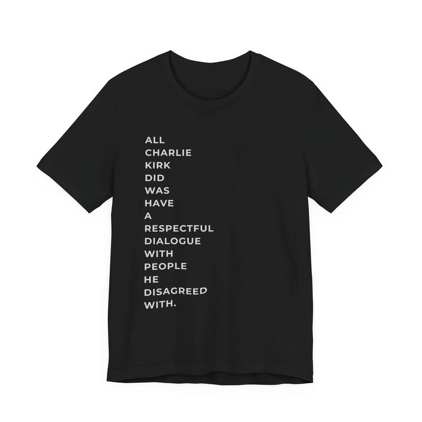 American Patriot Charlie Kirk Shirt, Unisex Tee for Rip Charlie Kirk Supporters, Political Activist Gift, Red White Blue Tee, Conservative - Galvaleos
