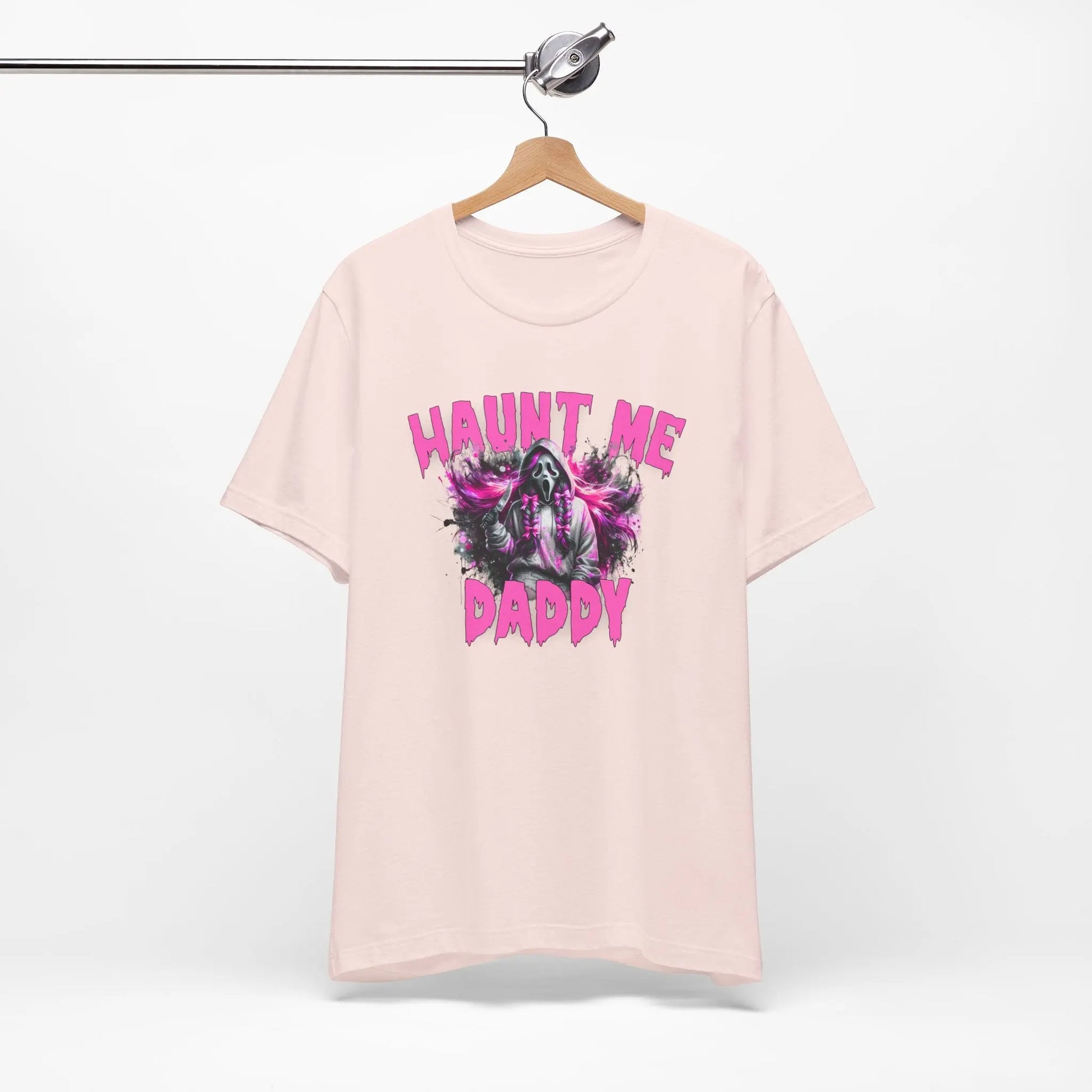 Funny Halloween Unisex Tee, Haunt Me Daddy Shirt, Fall Vibes, Halloween Costume, Spooky Graphic Shirt, Halloween Outfit Printify