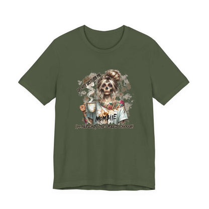 MOMBIE Fall Halloween Vibes T Shirt, Do Not Disturb Me, I'm Already Disturbed Enough, Fall Tee Printify