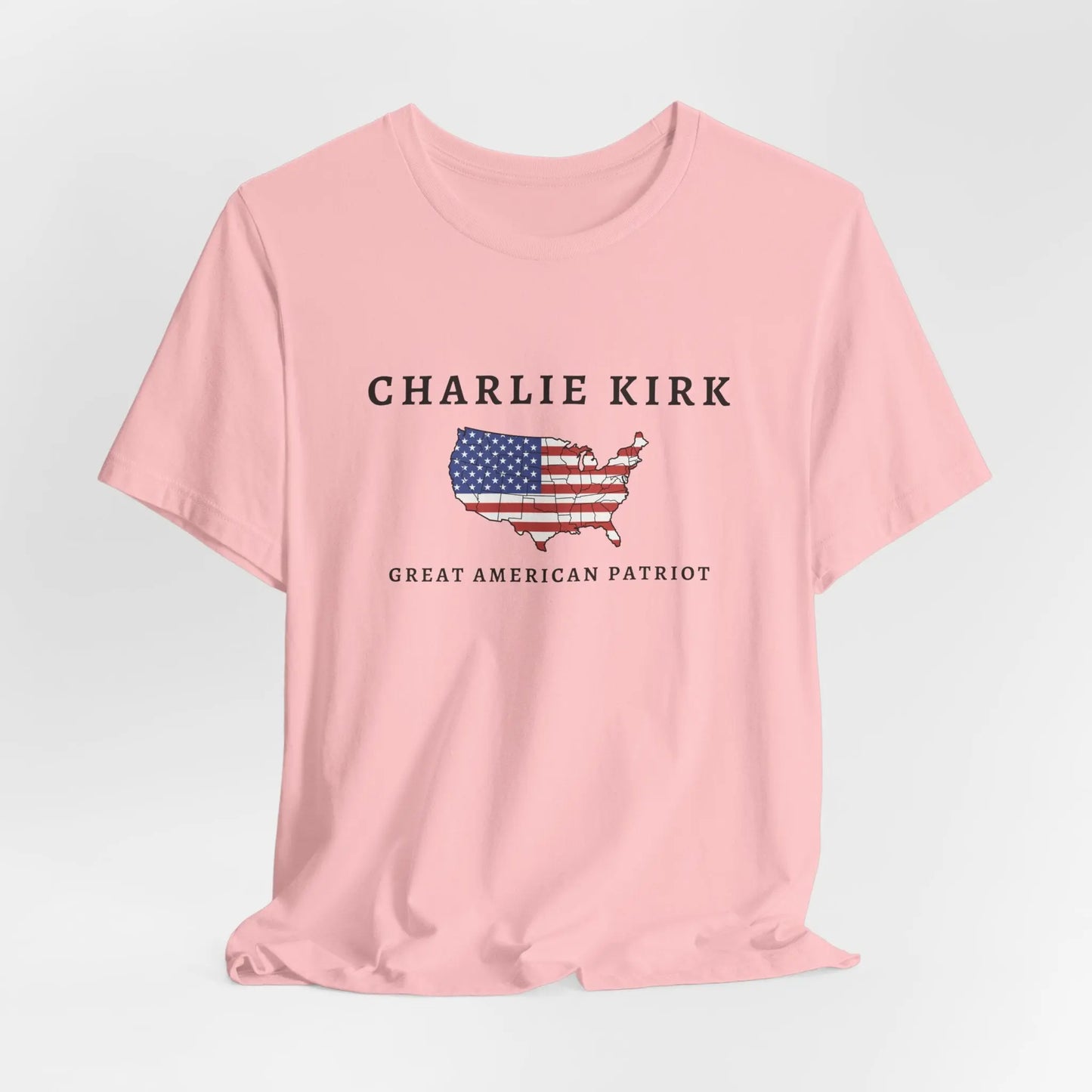 Charlie Kirk Tribute Shirt, Great American Patriot Top, RIP Charlie Kirk Memorial Shirt, USA Hero Apparel Printify