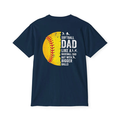 Softball Dad Pocket T-Shirt, Unisex Athletic Tee, Fun Gift for Sports Lovers, Father's Day Shirt, Casual Everyday Wear Printify
