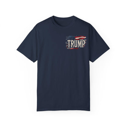 Comfort Colors Patriotic Military Cat Unisex Garment-Dyed T-shirt, MAGA Trump Tee, American Flag Shirt, USA Patriotic Apparel - Galvaleos Galvaleos Galvaleos Navy / S Printify T-Shirt Comfort Colors Patriotic Military Cat Unisex Garment-Dyed T-shirt, MAGA Trump Tee, American Flag Shirt, USA Patriotic Apparel