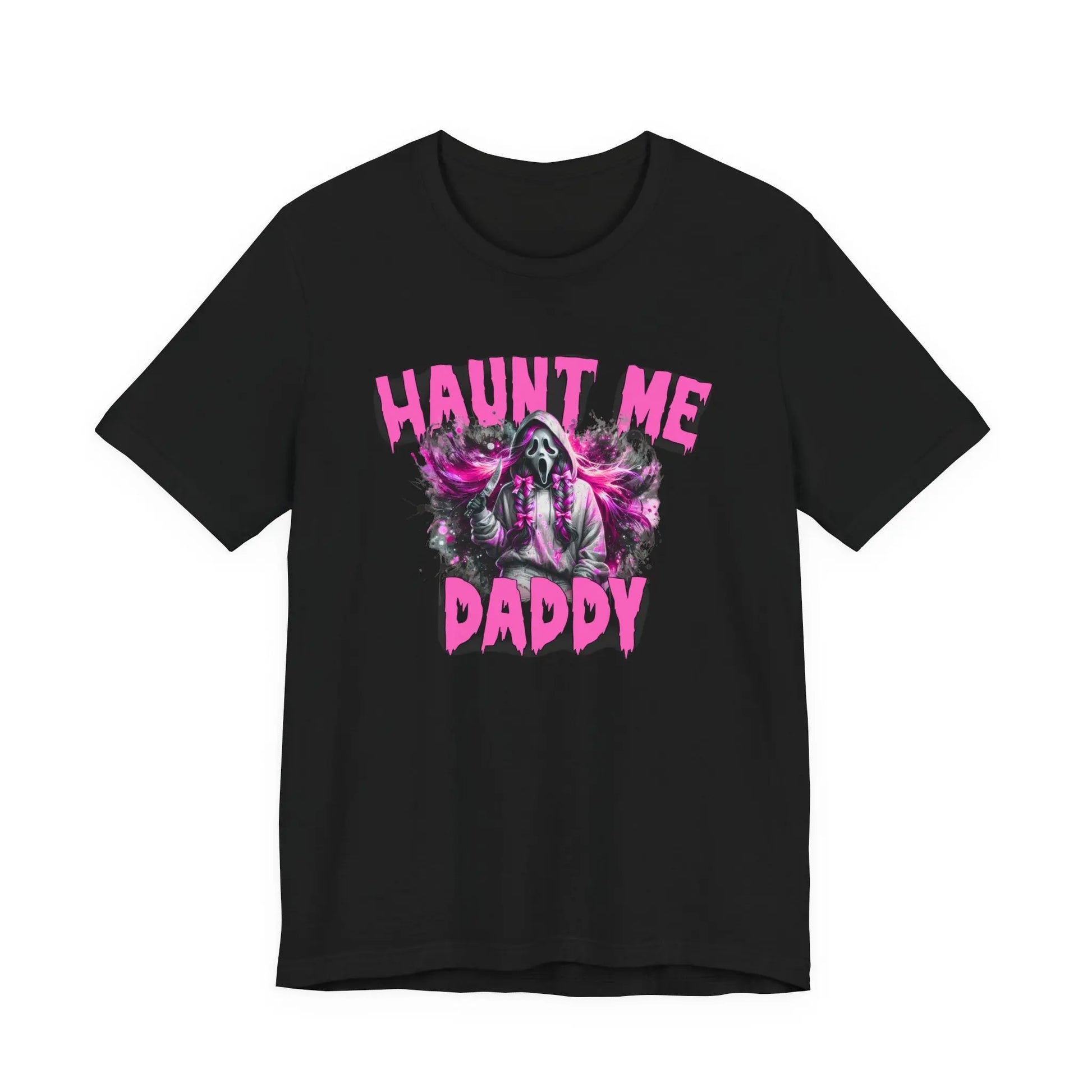 Funny Halloween Unisex Tee, Haunt Me Daddy Shirt, Fall Vibes, Halloween Costume, Spooky Graphic Shirt, Halloween Outfit Printify