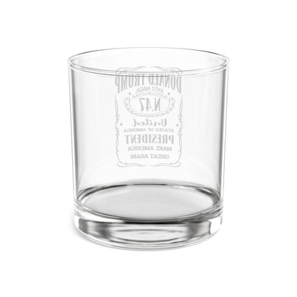 Trump Rocks Glass, Jack Daniels theme - Whiskey Glass