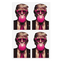 Humor Trump Sticker, Bubble Gum Trump, Funny Trump Stickers, Trump Presidential Election, Trump Humor Sticker Sheet - Galvaleos Galvaleos Galvaleos 6" × 4" / White / Die-Cut Printify Paper products Humor Trump Sticker, Bubble Gum Trump, Funny Trump Stickers, Trump Presidential Election, Trump Humor Sticker Sheet