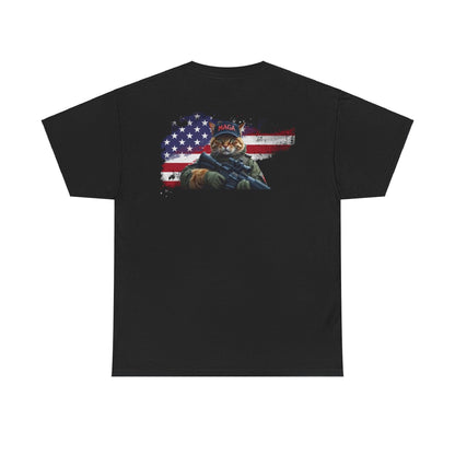 T-Shirt - MAGA Vote Trump Save Our Cats Political Tee - Galvaleos Galvaleos Galvaleos Dark Heather / S Printify T-Shirt T-Shirt - MAGA Vote Trump Save Our Cats Political Tee