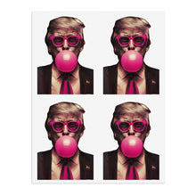 Humor Trump Sticker, Bubble Gum Trump, Funny Trump Stickers, Trump Presidential Election, Trump Humor Sticker Sheet - Galvaleos Galvaleos Galvaleos 11" × 8.5" / White / Die-Cut Printify Paper products Humor Trump Sticker, Bubble Gum Trump, Funny Trump Stickers, Trump Presidential Election, Trump Humor Sticker Sheet