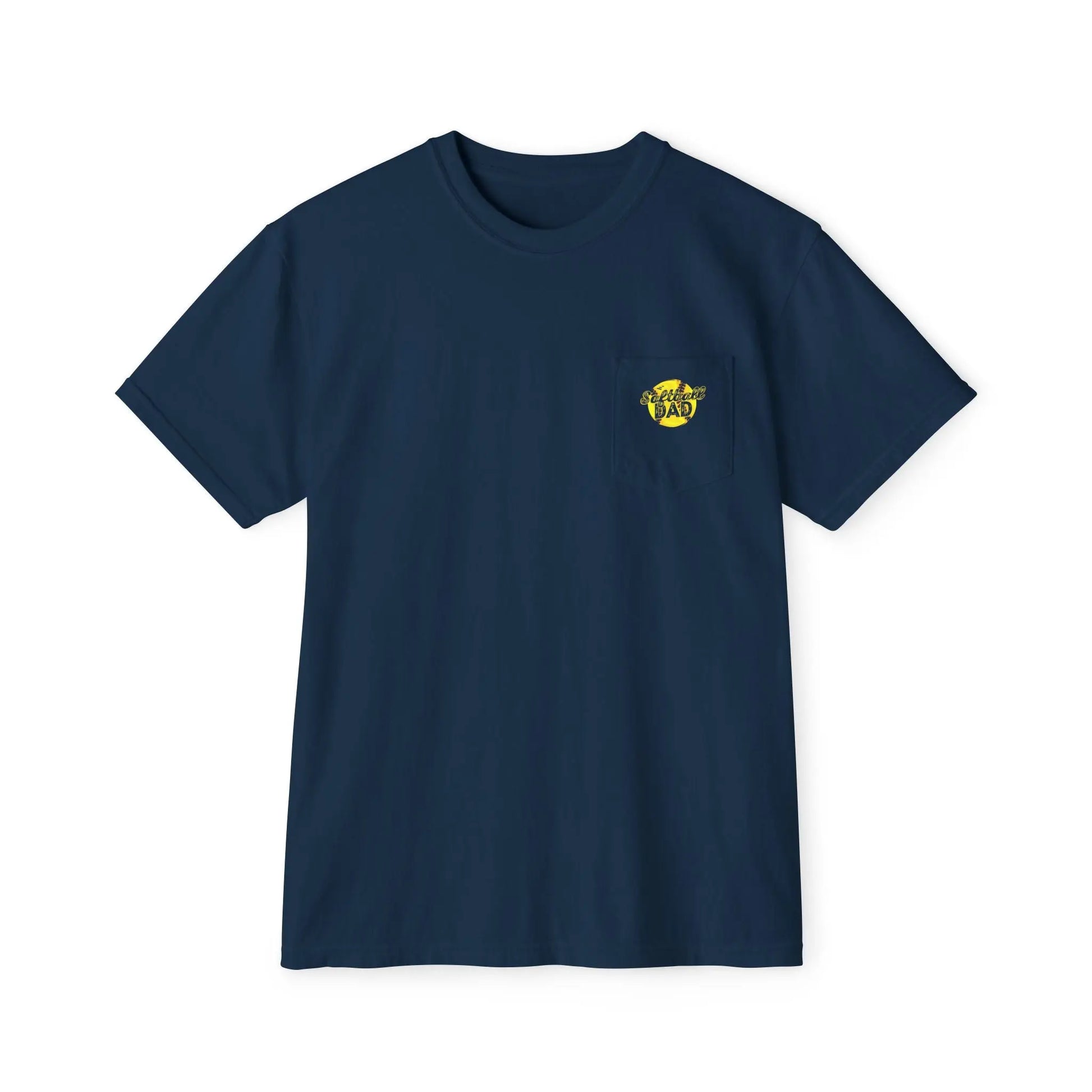 Softball Dad Pocket T-Shirt, Unisex Athletic Tee, Fun Gift for Sports Lovers, Father's Day Shirt, Casual Everyday Wear Printify