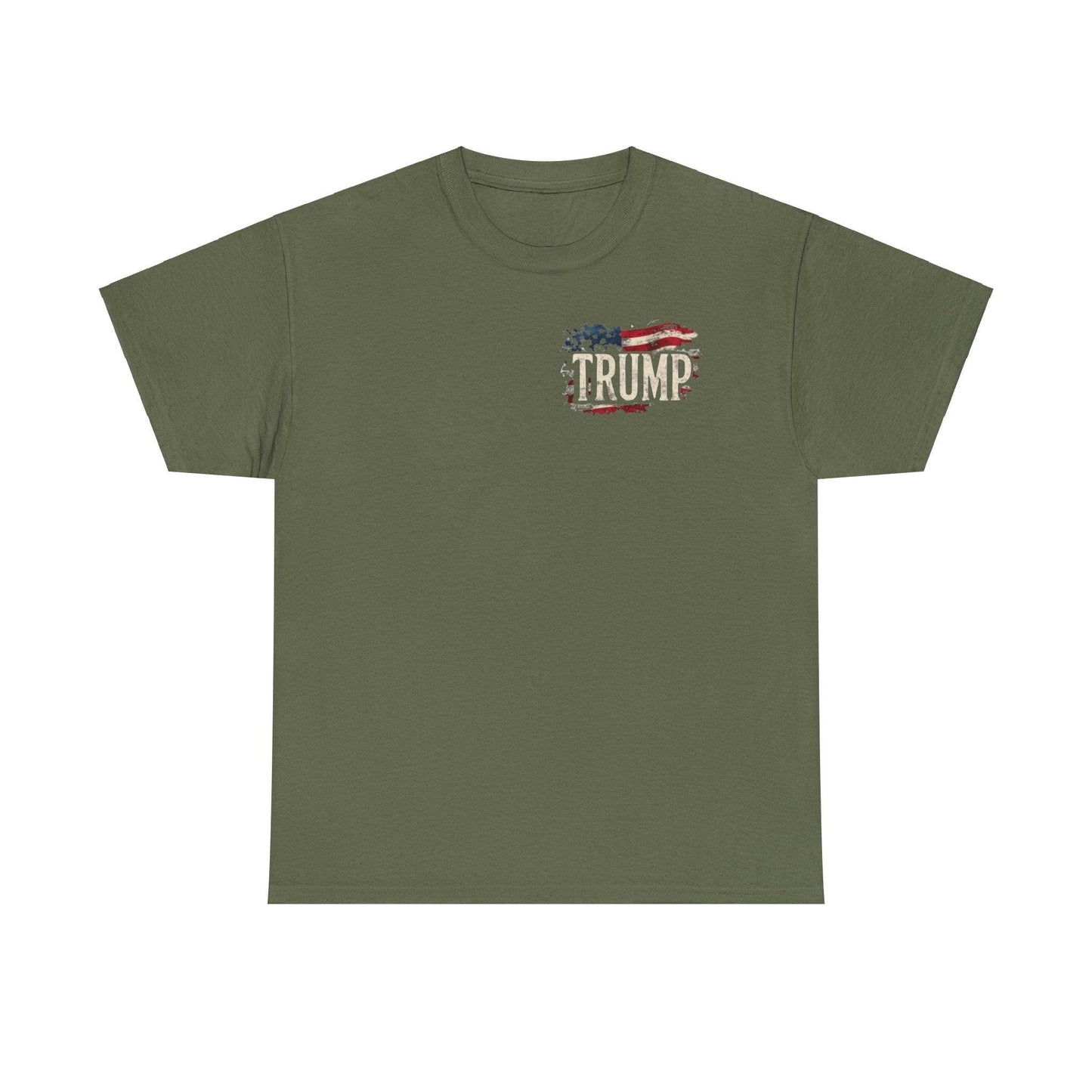 T-Shirt - MAGA Vote Trump Save Our Cats Political Tee - Galvaleos Galvaleos Galvaleos Military Green / S Printify T-Shirt T-Shirt - MAGA Vote Trump Save Our Cats Political Tee