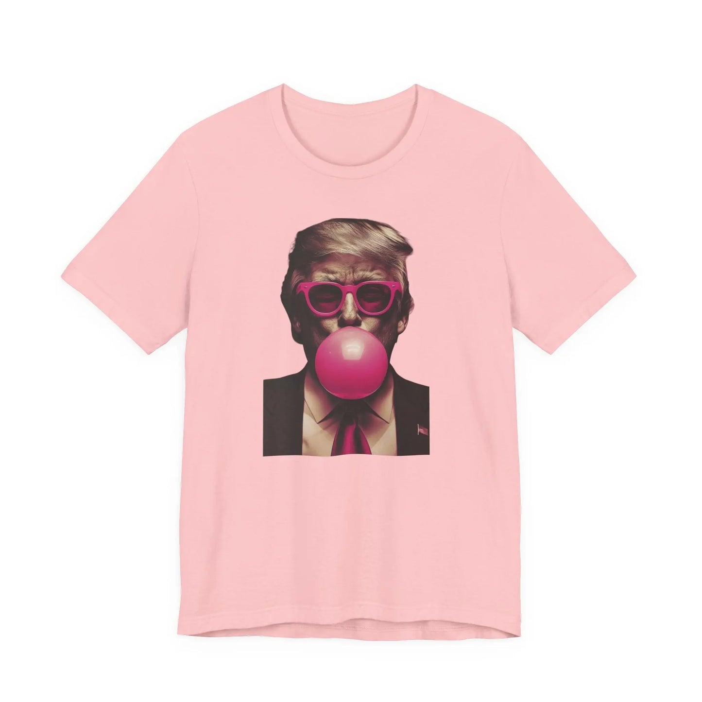 Trump Pink Bubble Gum Tshirt Printify